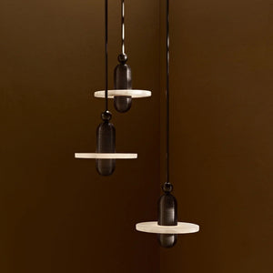 Median Alabaster Mono Pendant