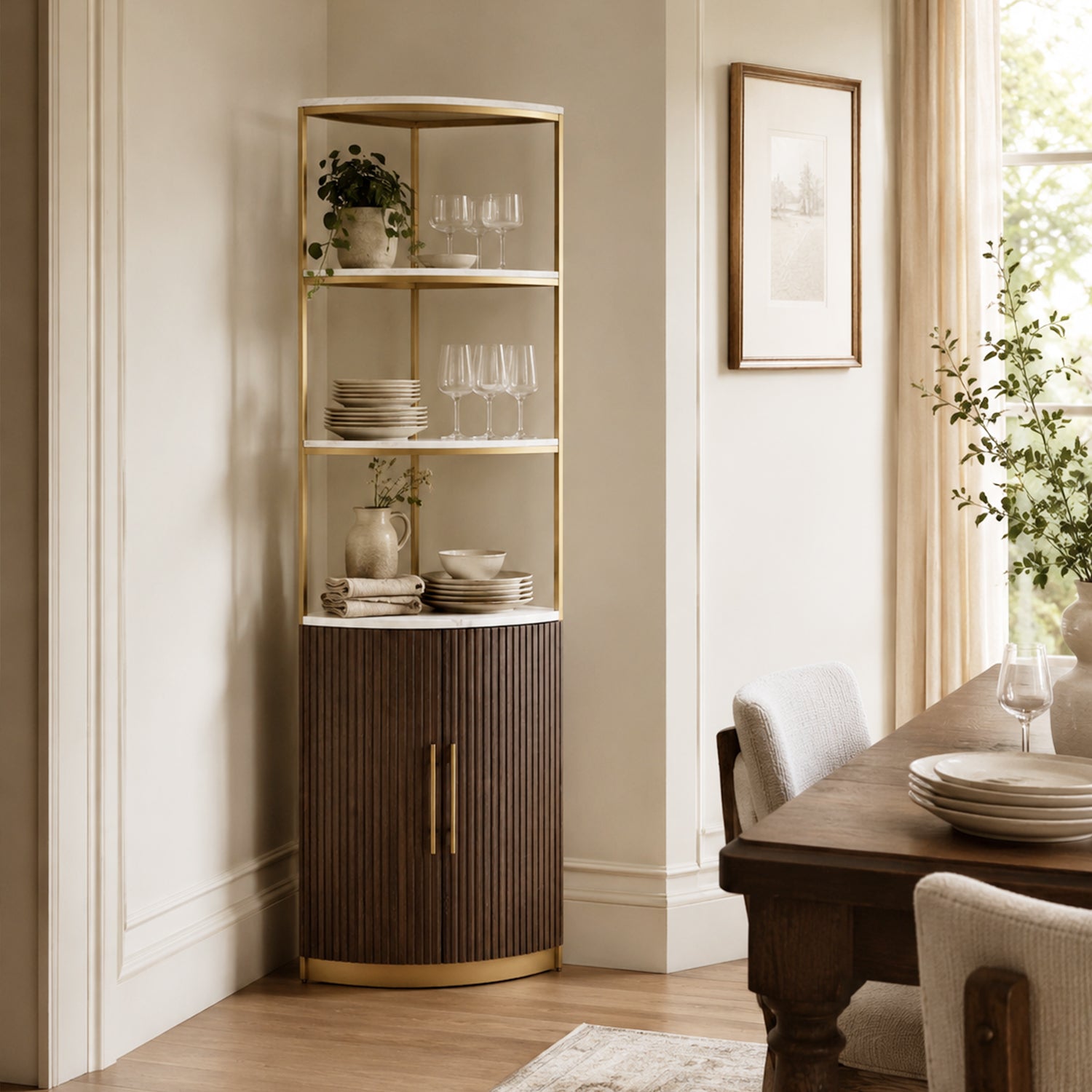 Finnley Corner Cabinet