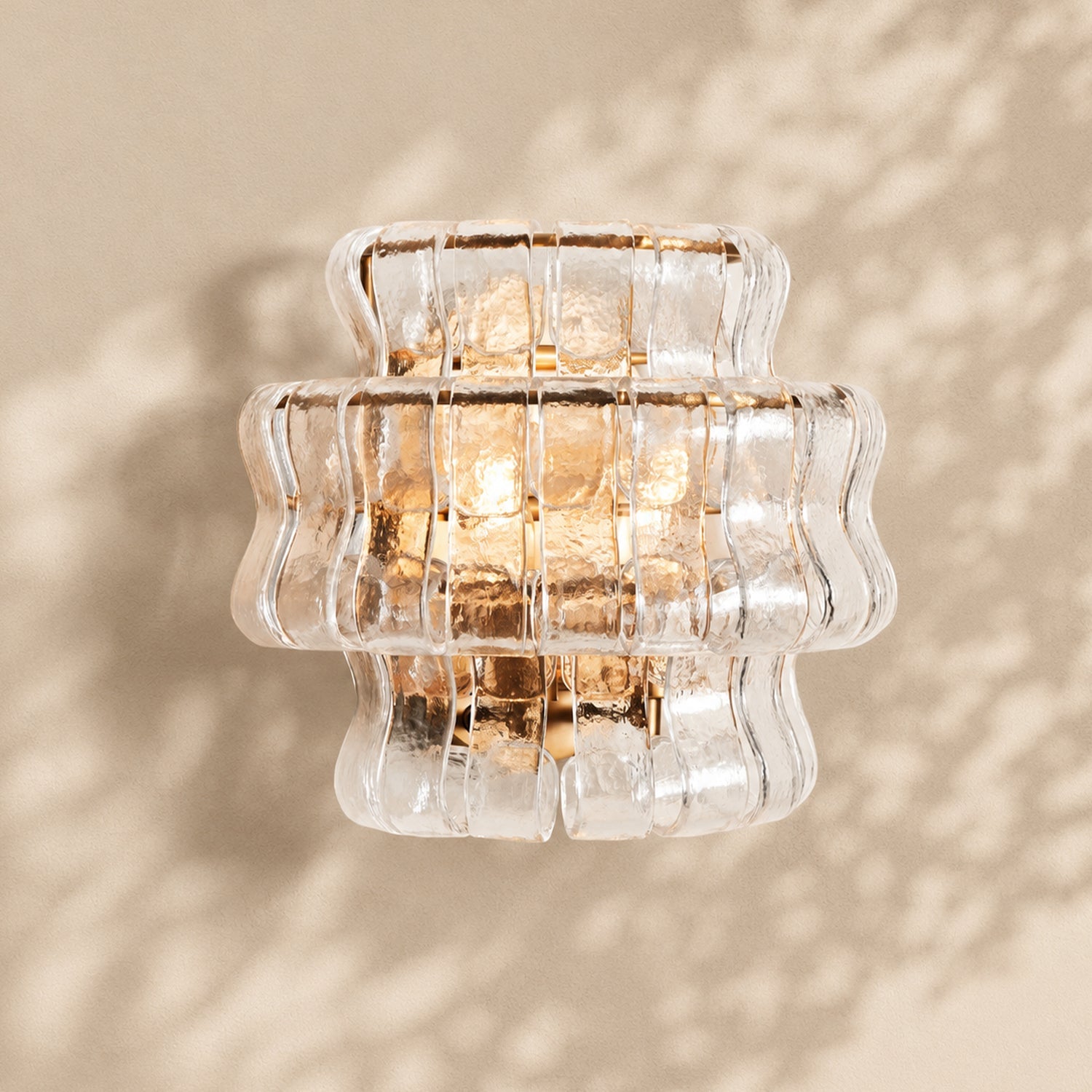 Amor Ghiaccio Glass Wall Sconce 12"