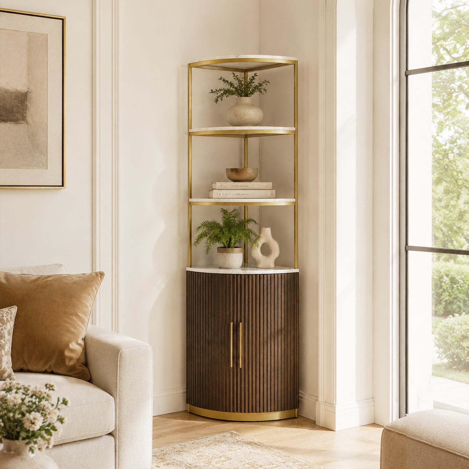 Finnley Corner Cabinet