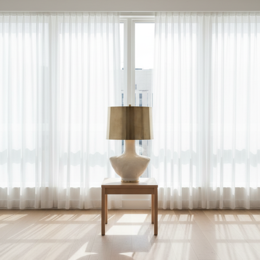 Ceramic Base Table Lamp | Andrew Martin Armato