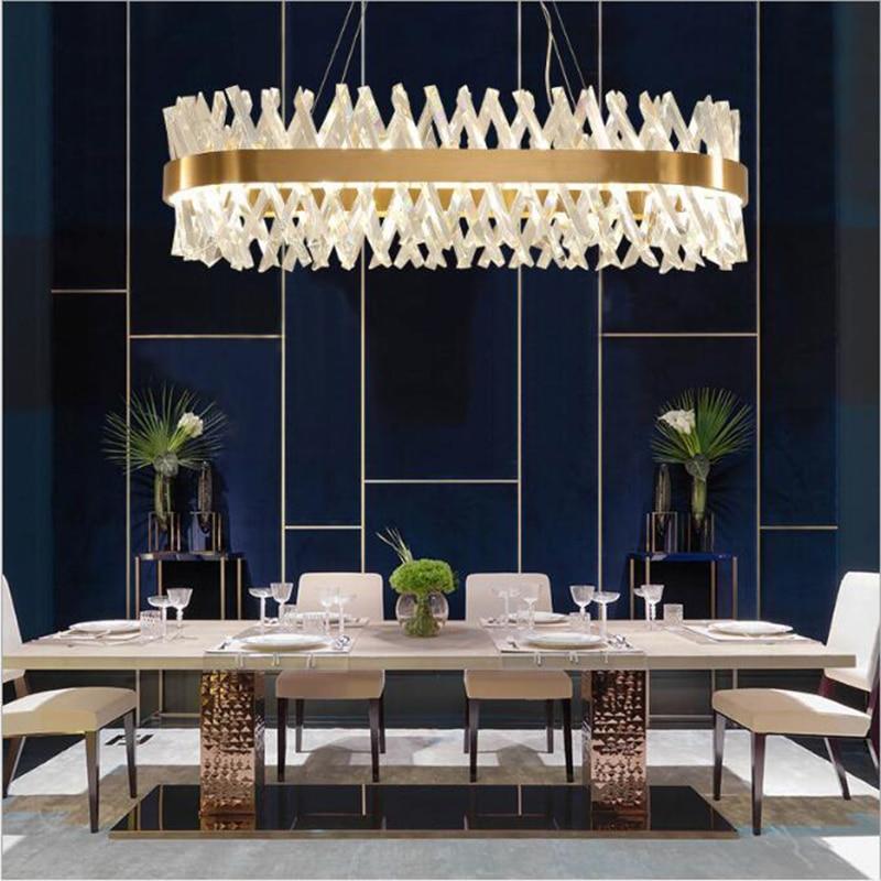 Arsenio Oval Crystal Chandelier-Vancei