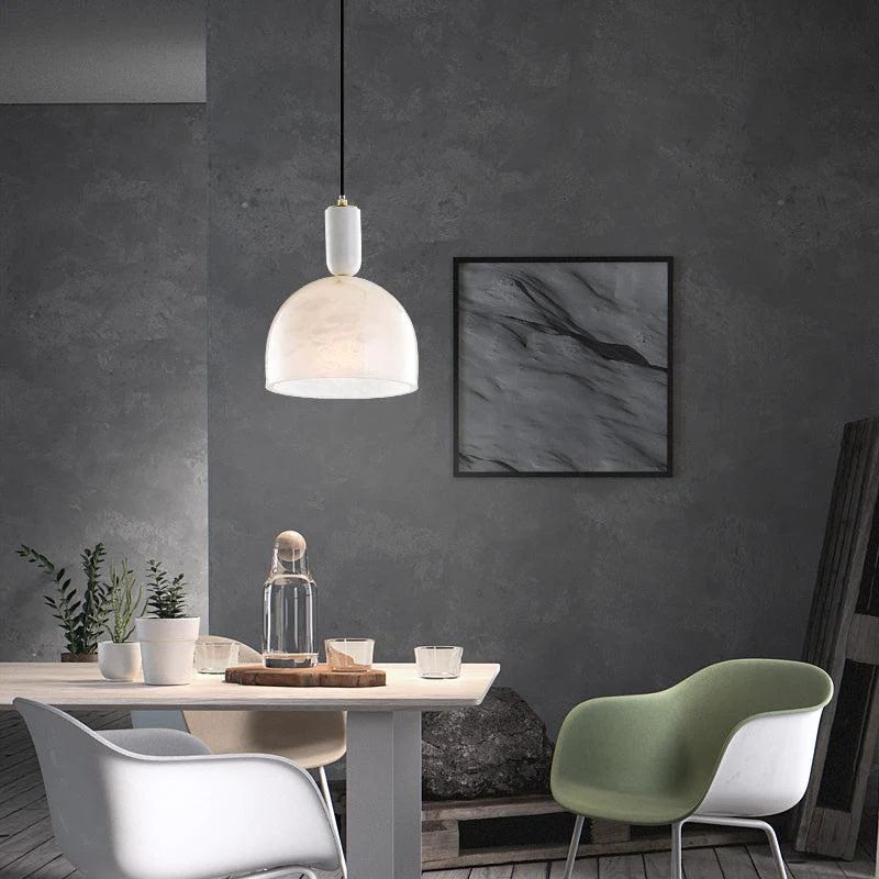 Alabaster Bedside Pendant-Vancei