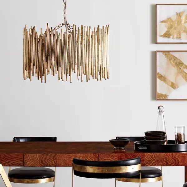 Althely Brass 3 Lights Pendant Chandelier