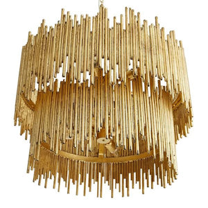 Althely Brass 8 Lights  2-Tier Chandelier