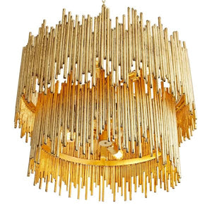 Althely Brass 8 Lights  2-Tier Chandelier