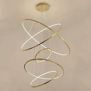 Amira Staircase  Multi Rings Chandelier-Vancei