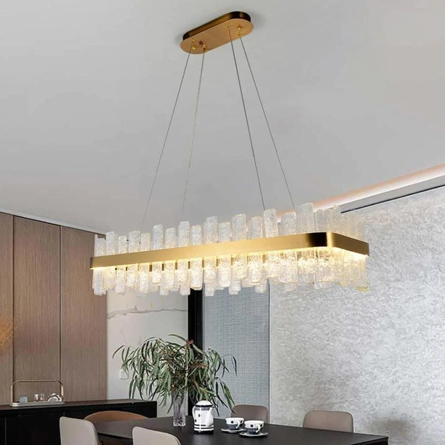 Andrea Rectangular Crystal Chandelier-Vancei