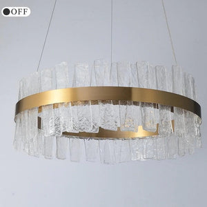 Andrea Round Crystal Chandelier-Vancei