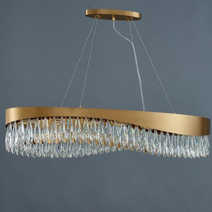 Arian Oval Crystal Chandelier-Vancei