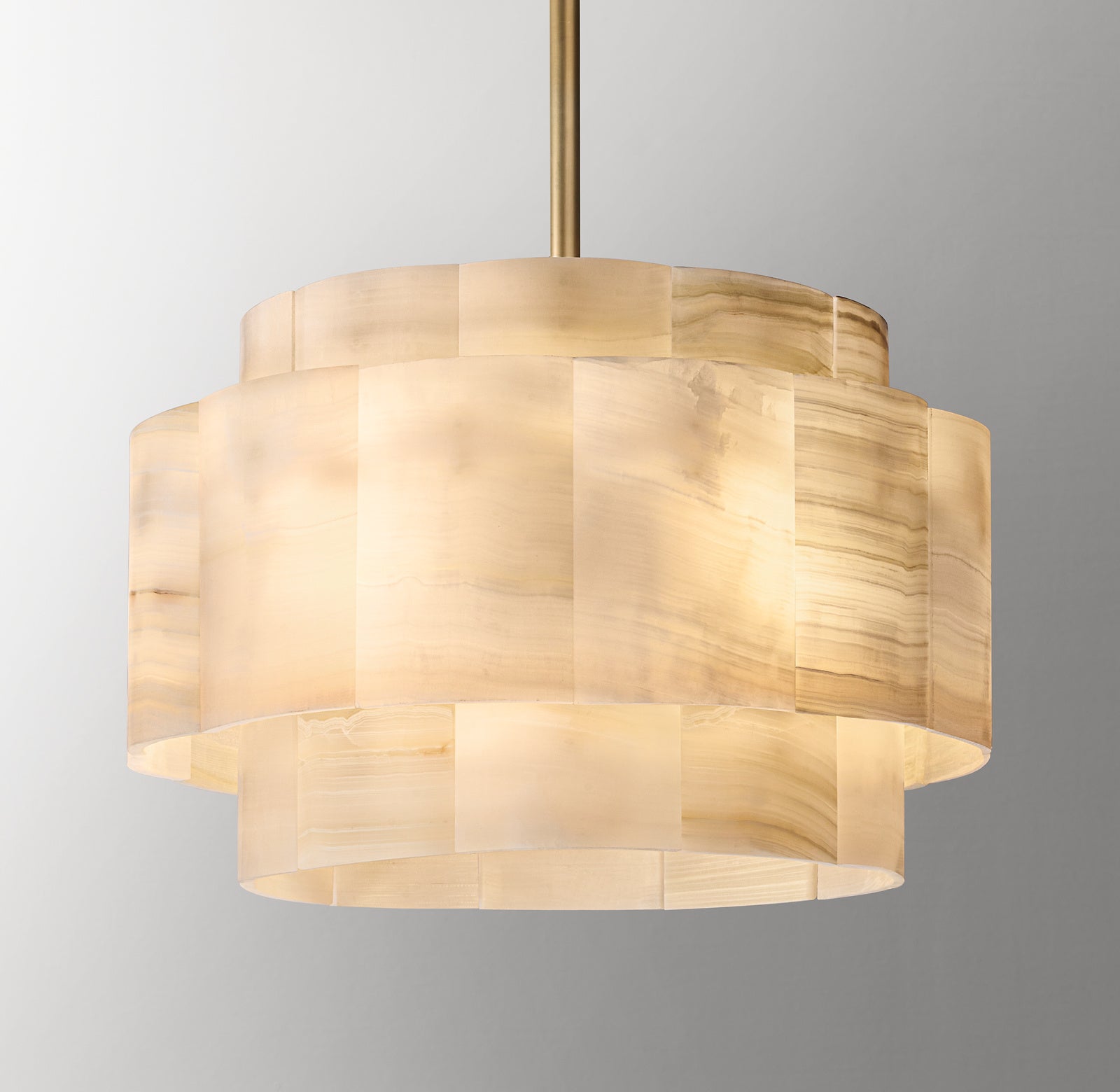 Alabaster Large Pendant-Vancei