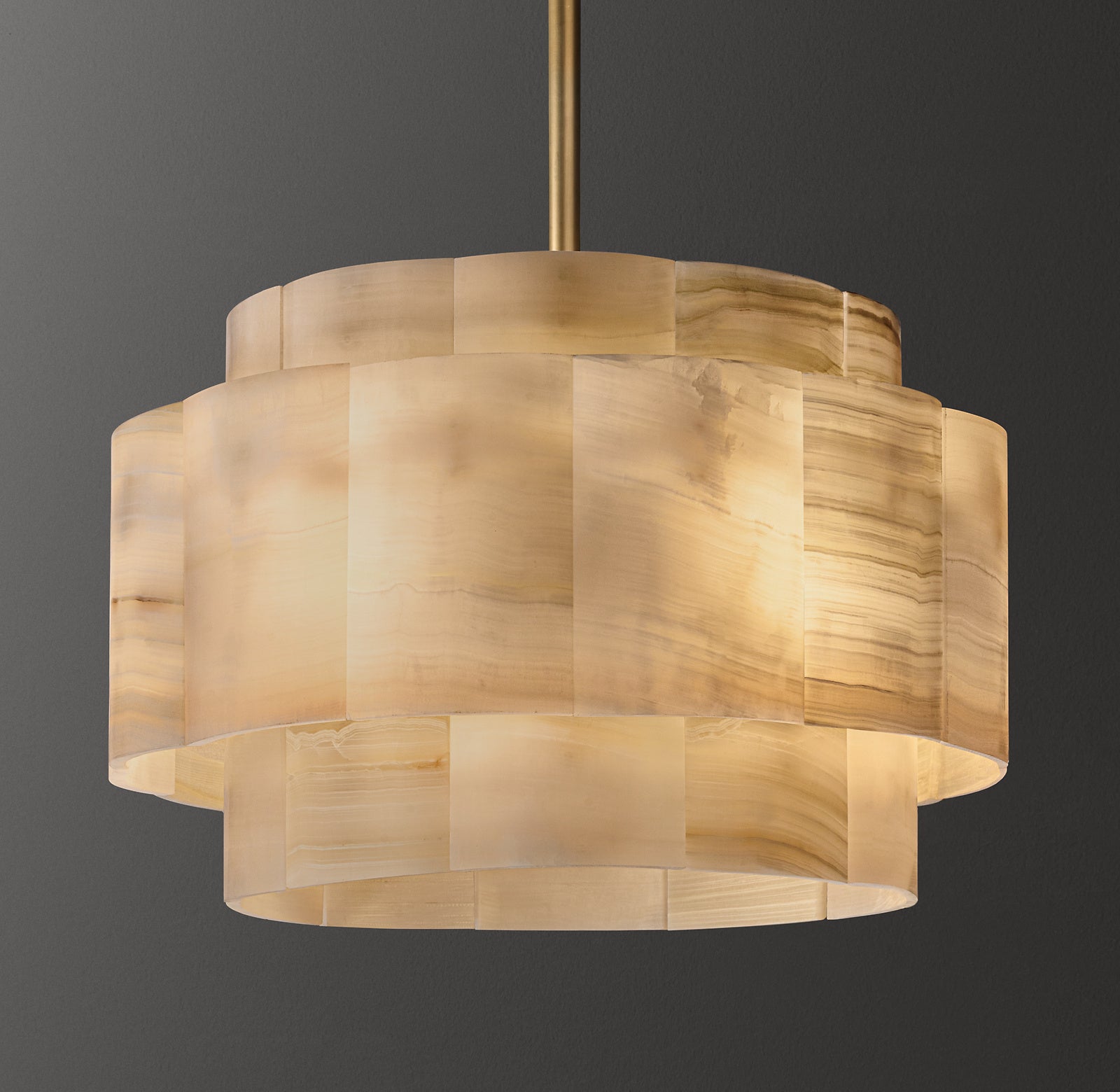 Alabaster Large Pendant-Vancei