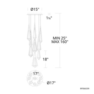 Devotion Round Chandelier 9 Light-Vancei