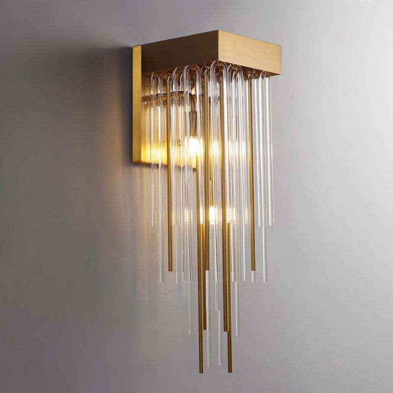 Cascada Blown Glass Wall Sconce-Vancei
