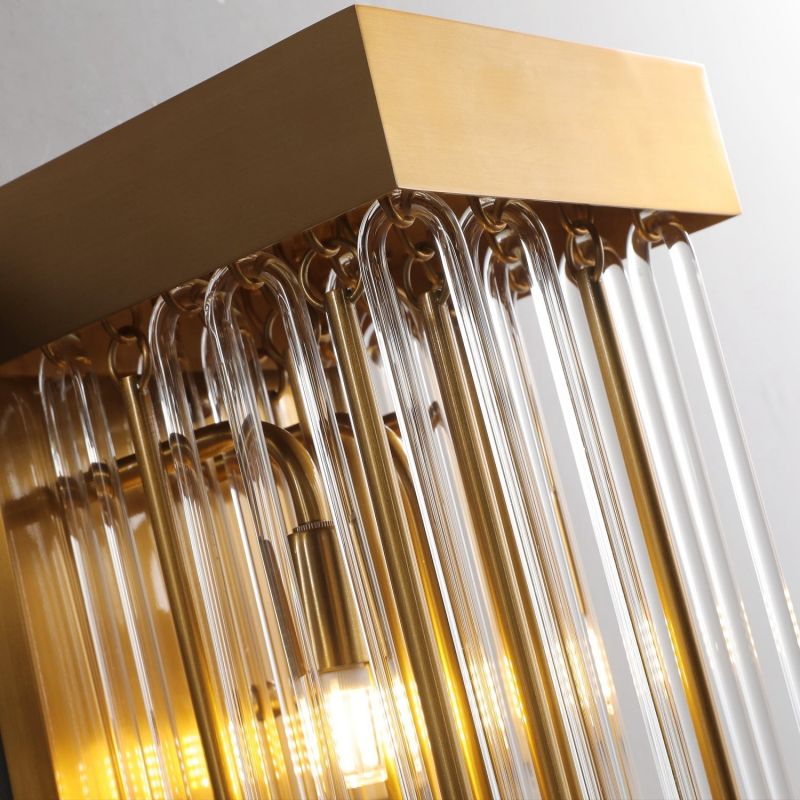 Cascada Blown Glass Wall Sconce-Vancei