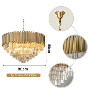Callistenes Clear Crystal Chandelier-Vancei