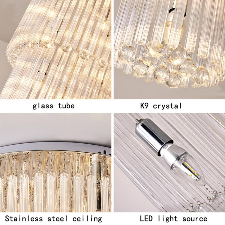 Camille Multiple Tier Crystal Chandelier-Vancei