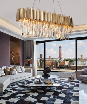 Candi Crystal Chandelier for Dining Room-Vancei