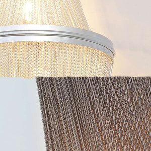 Aluminum Chain Wall Sconce forLiving Room-Vancei