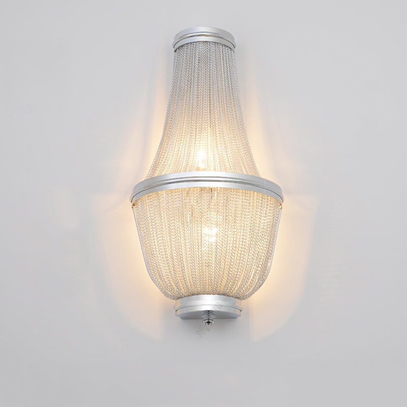 Aluminum Chain Wall Sconce forLiving Room-Vancei