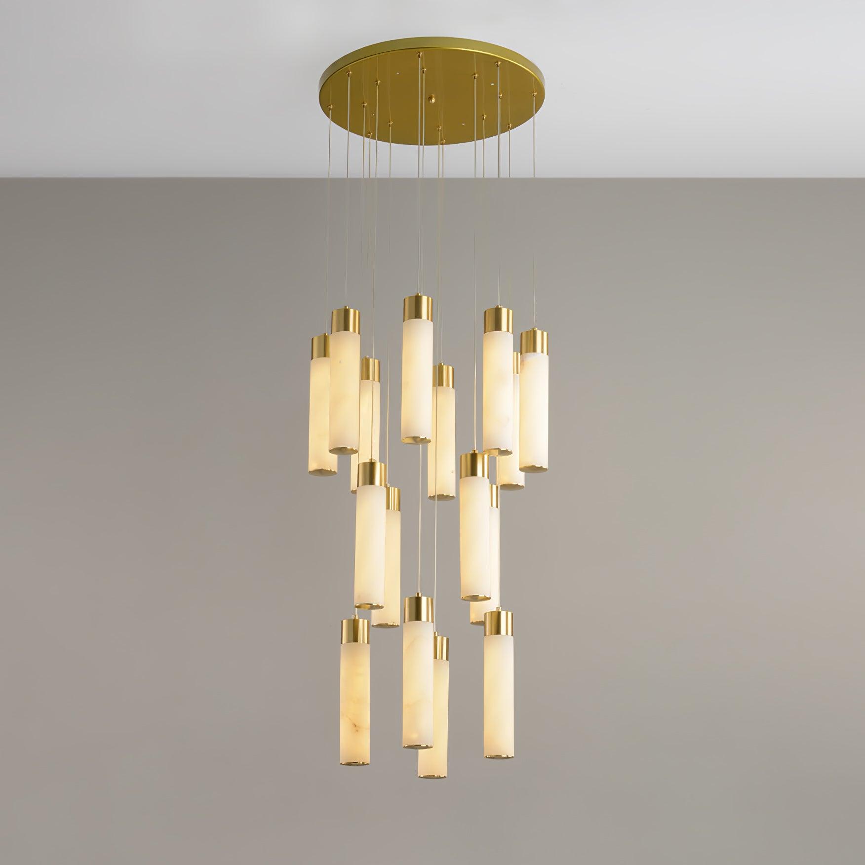 Celestial Alabaster Cascade Chandelier - Oasislives