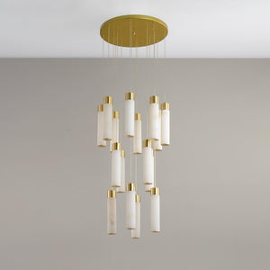 Celestial Alabaster Cascade Chandelier - Oasislives