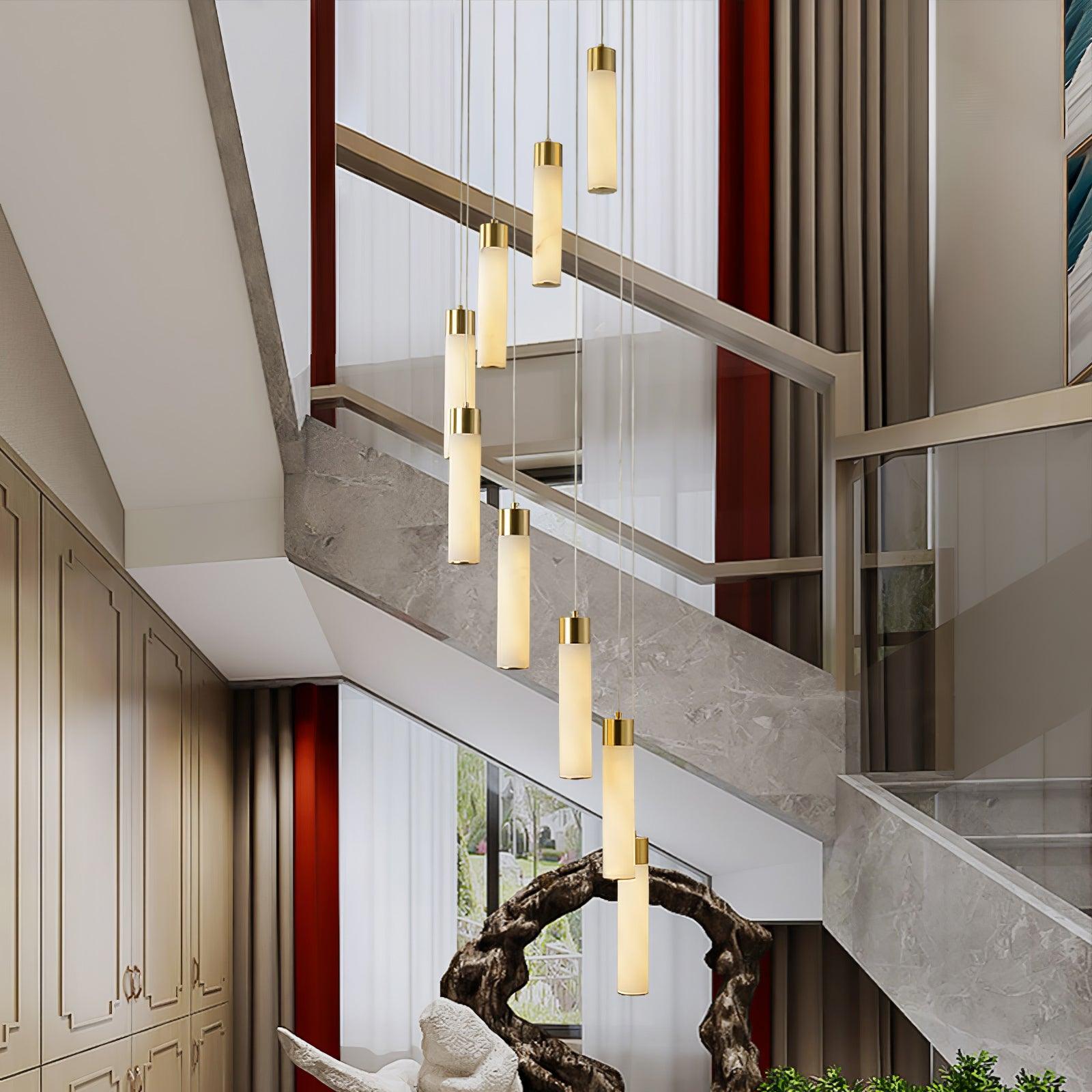 Celestial Alabaster Cascade Chandelier - Oasislives