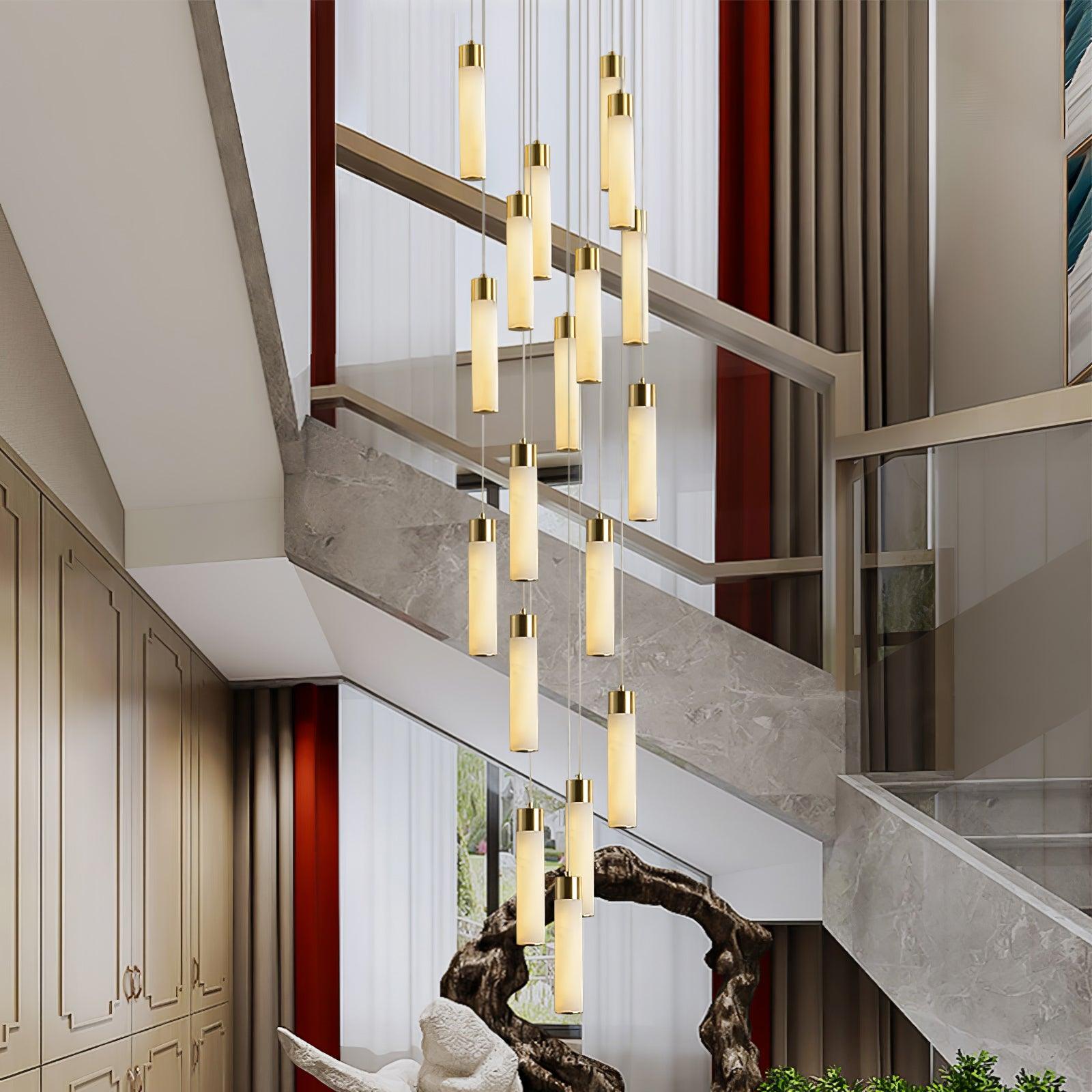 Celestial Alabaster Cascade Chandelier - Oasislives