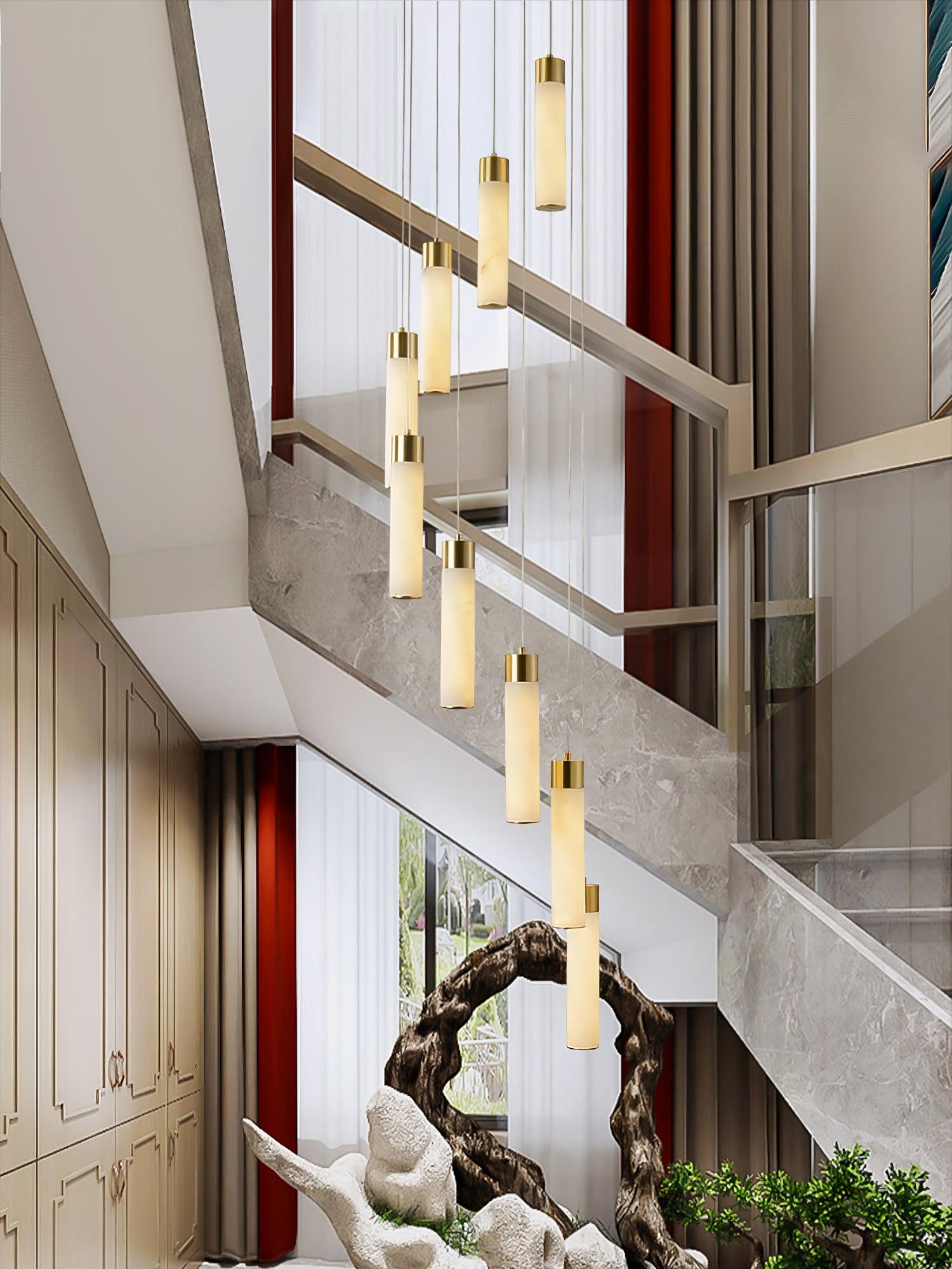 Celestial Alabaster Cascade Chandelier - Oasislives