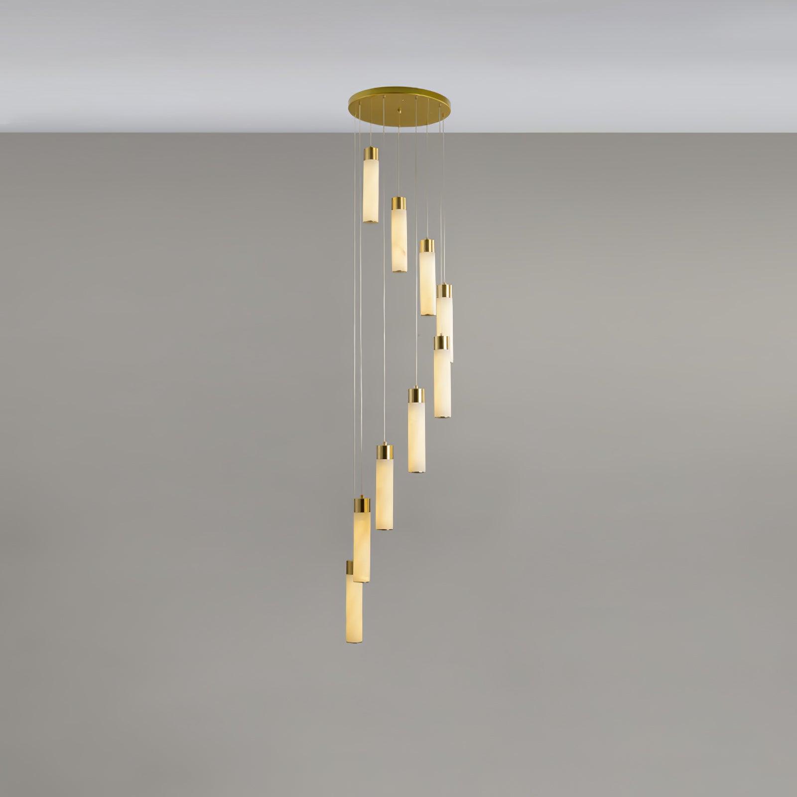 Celestial Alabaster Cascade Chandelier - Oasislives
