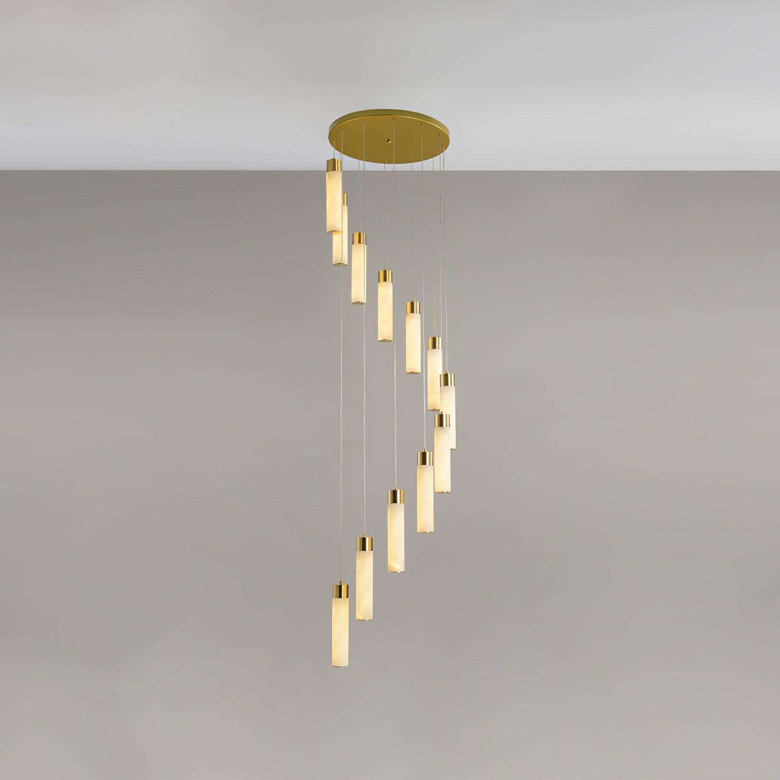 Celestial Alabaster Cascade Chandelier - Oasislives