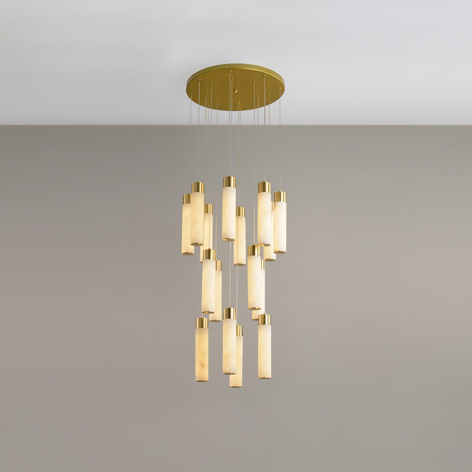 Celestial Alabaster Cascade Chandelier - Oasislives