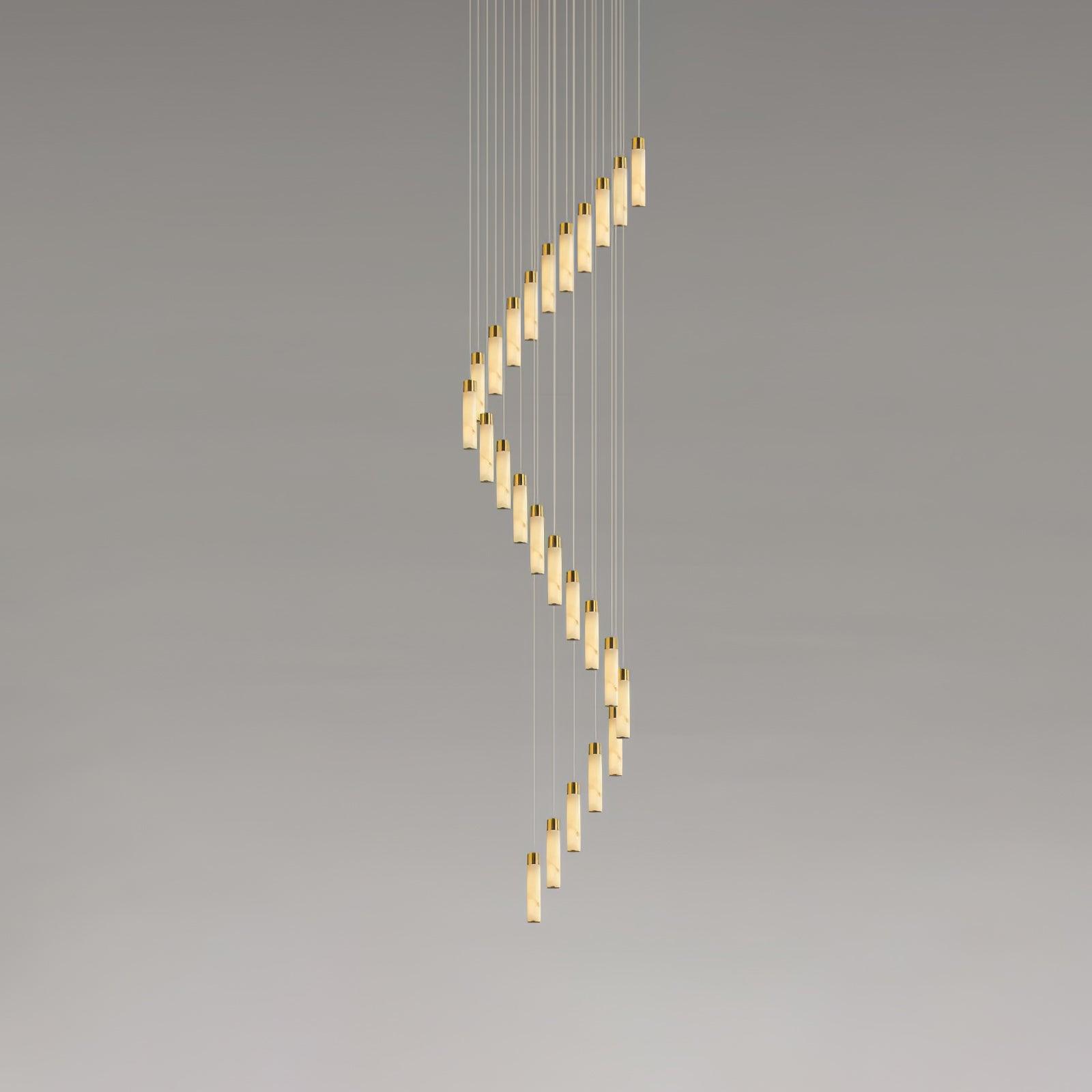 Celestial Alabaster Cascade Chandelier - Oasislives