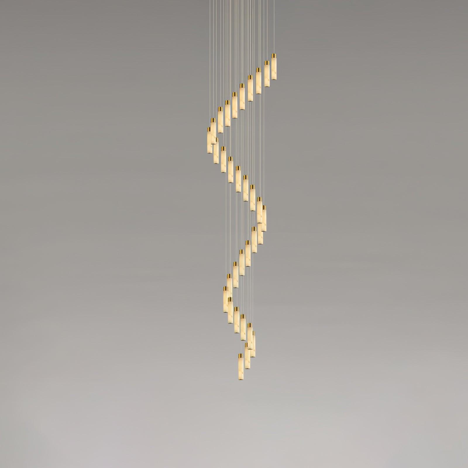 Celestial Alabaster Cascade Chandelier - Oasislives