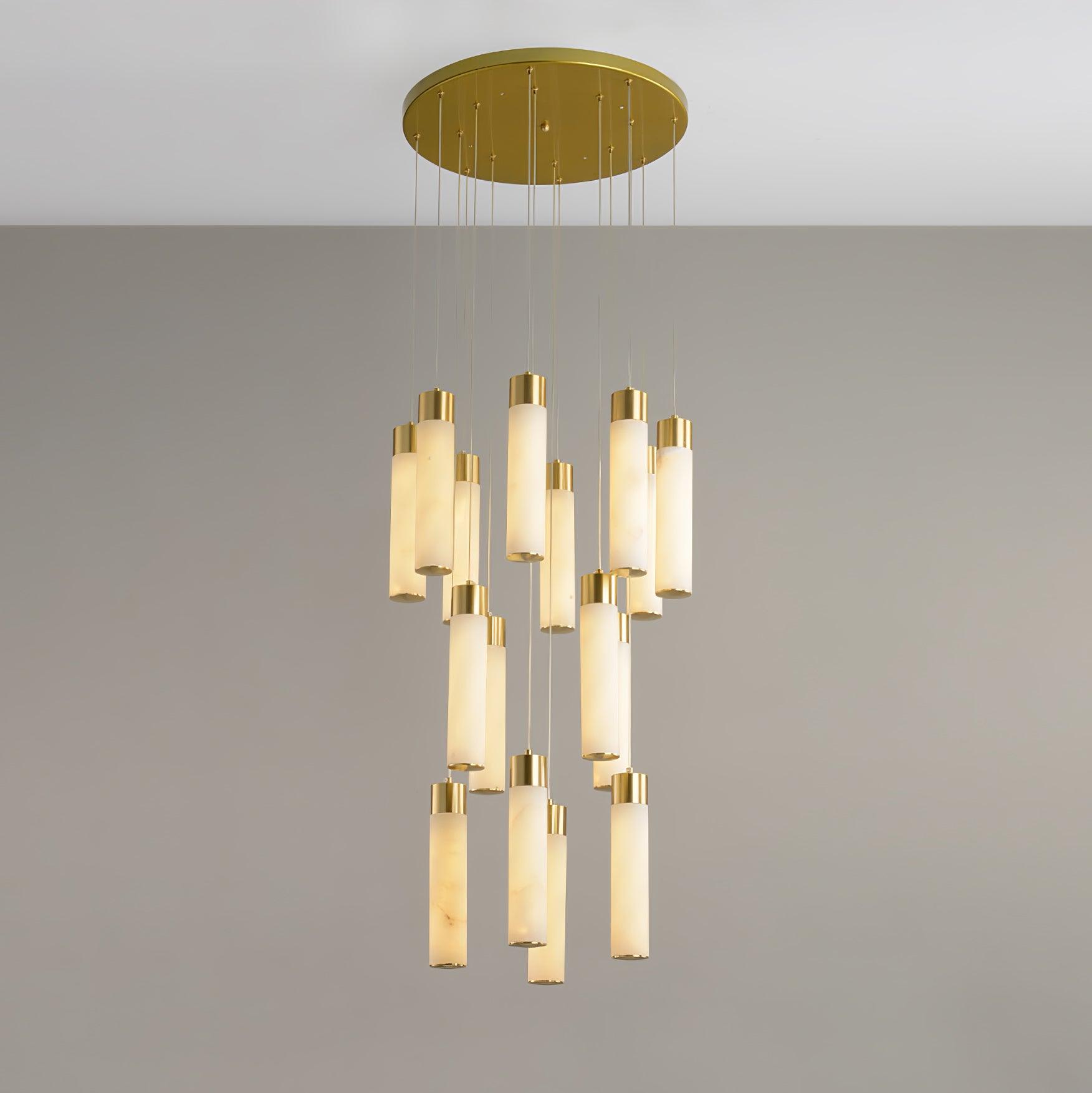 Celestial Alabaster Cascade Chandelier - Oasislives