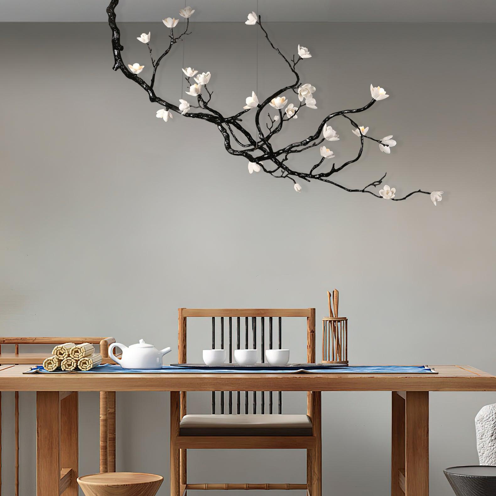 Aura Flora Ceramic Flower Chandelier