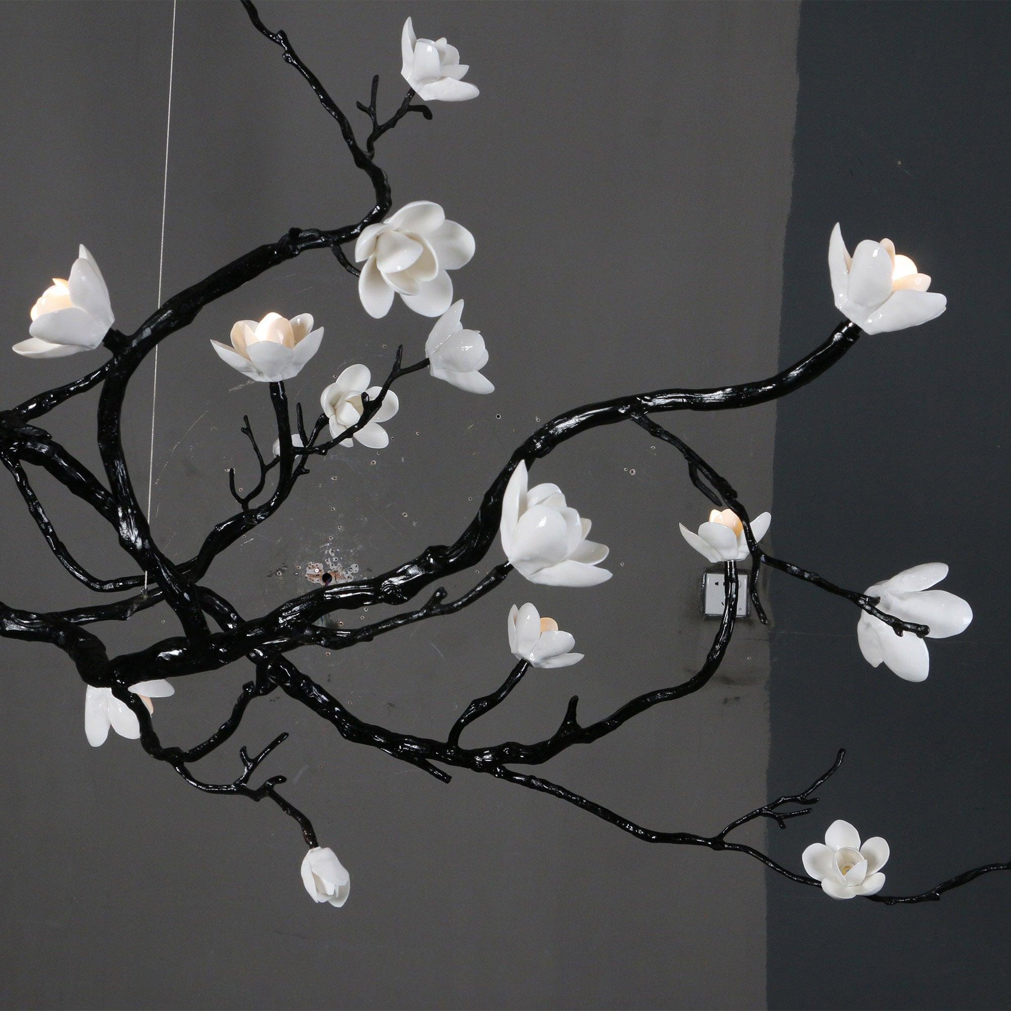 Aura Flora Ceramic Flower Chandelier