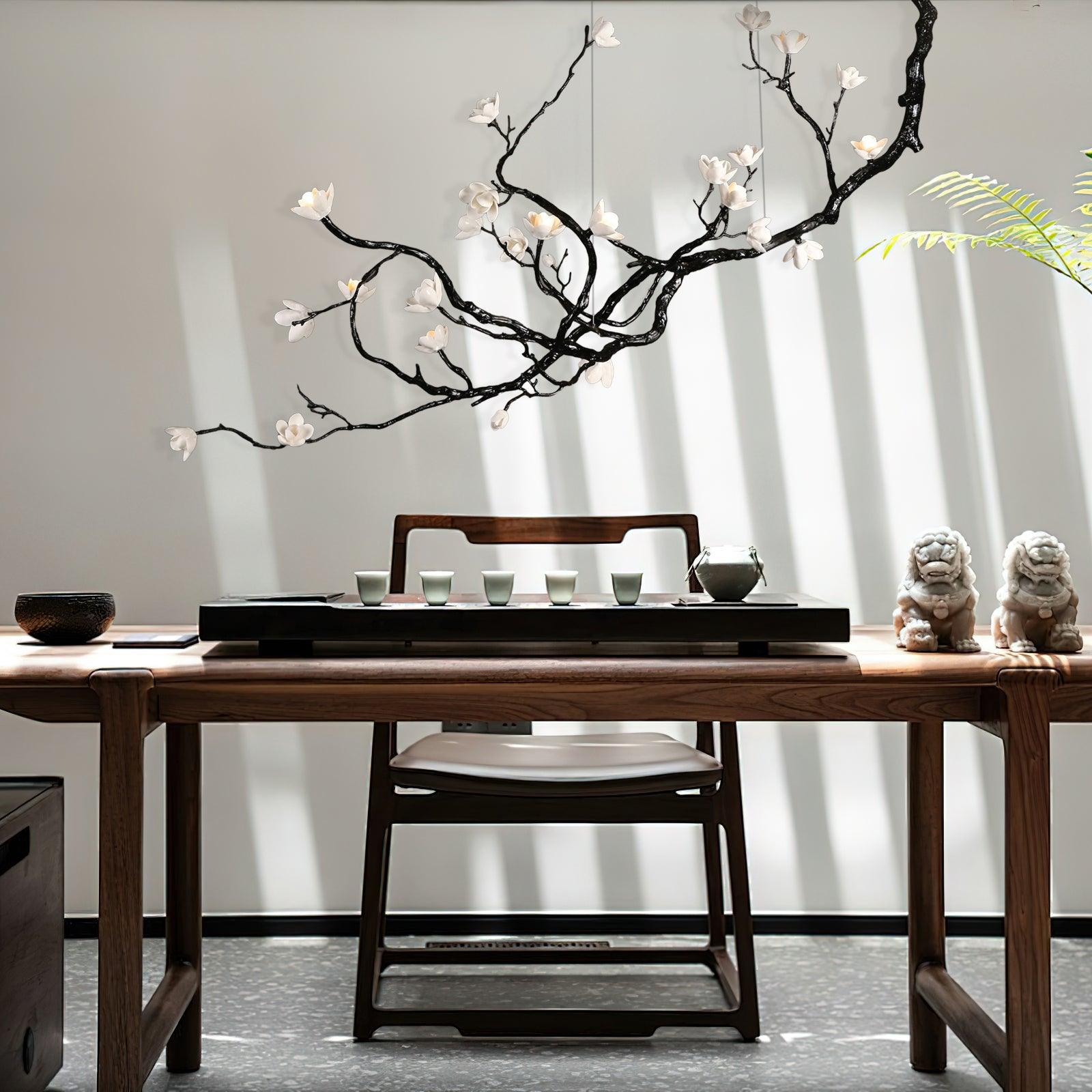 Aura Flora Ceramic Flower Chandelier