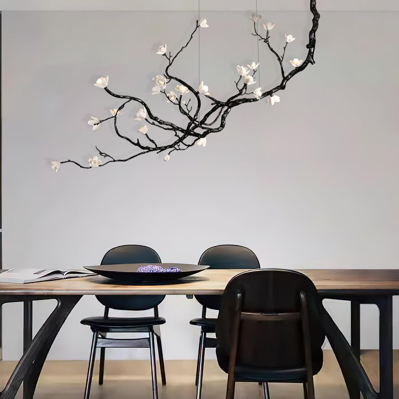 Aura Flora Ceramic Flower Chandelier