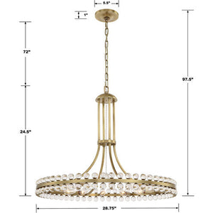 Caven 12 Light Chandelier 29‘’-Vancei