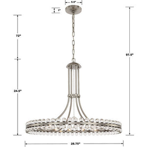 Caven 12 Light Chandelier 29‘’-Vancei