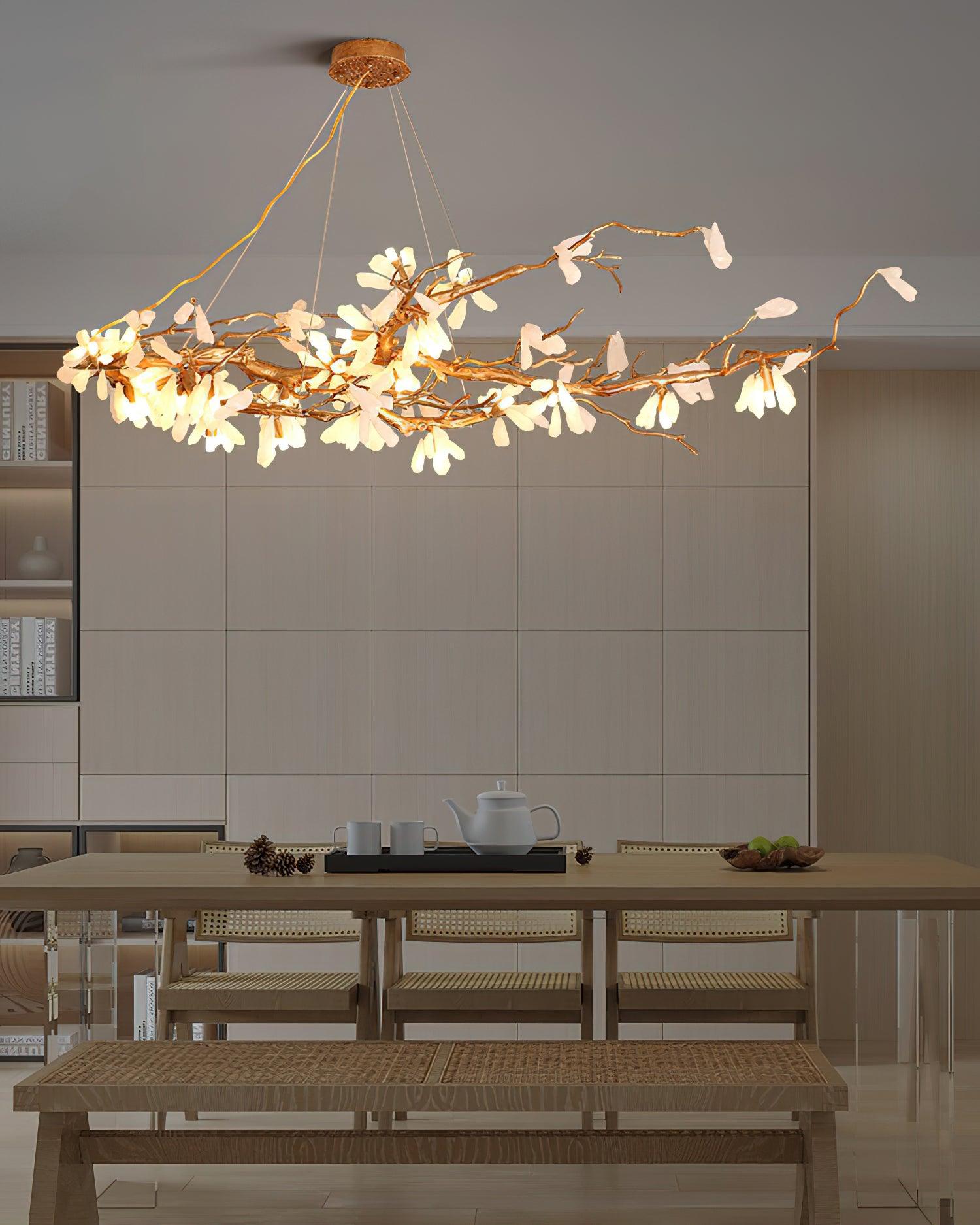 Aura Flora Natural Stone Chandelier