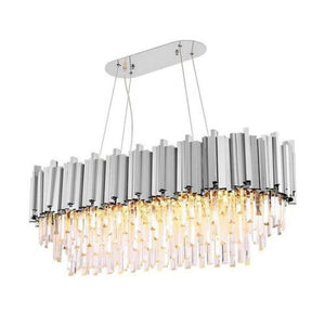 Bourbons Felipe Crystal Oval Chandelier-Vancei