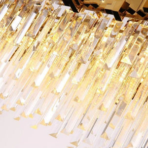 Bourbons Felipe Crystal Oval Chandelier-Vancei
