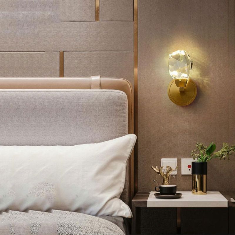 Nicole Crystal Wall Sconce-Vancei