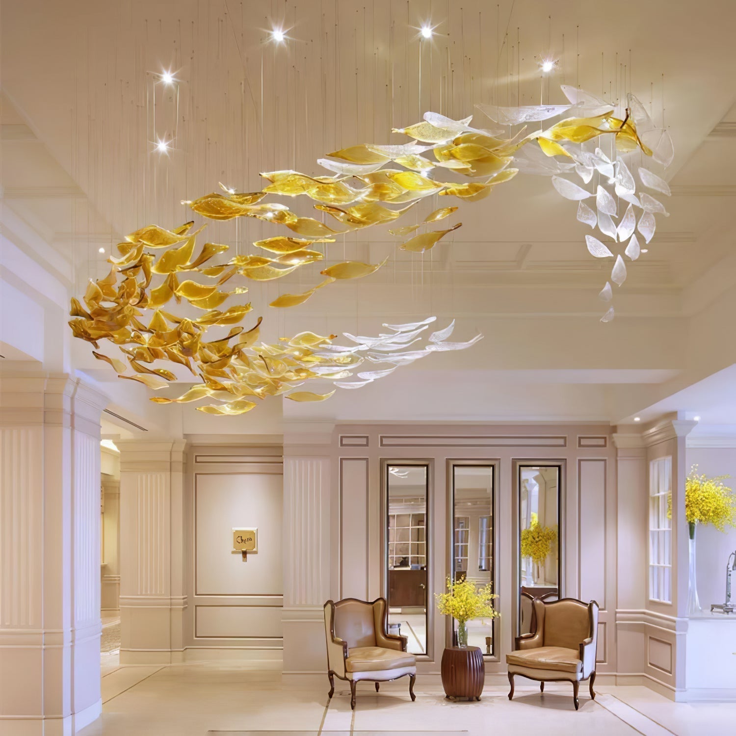 Swaying Leaves Chandelier-Vancei