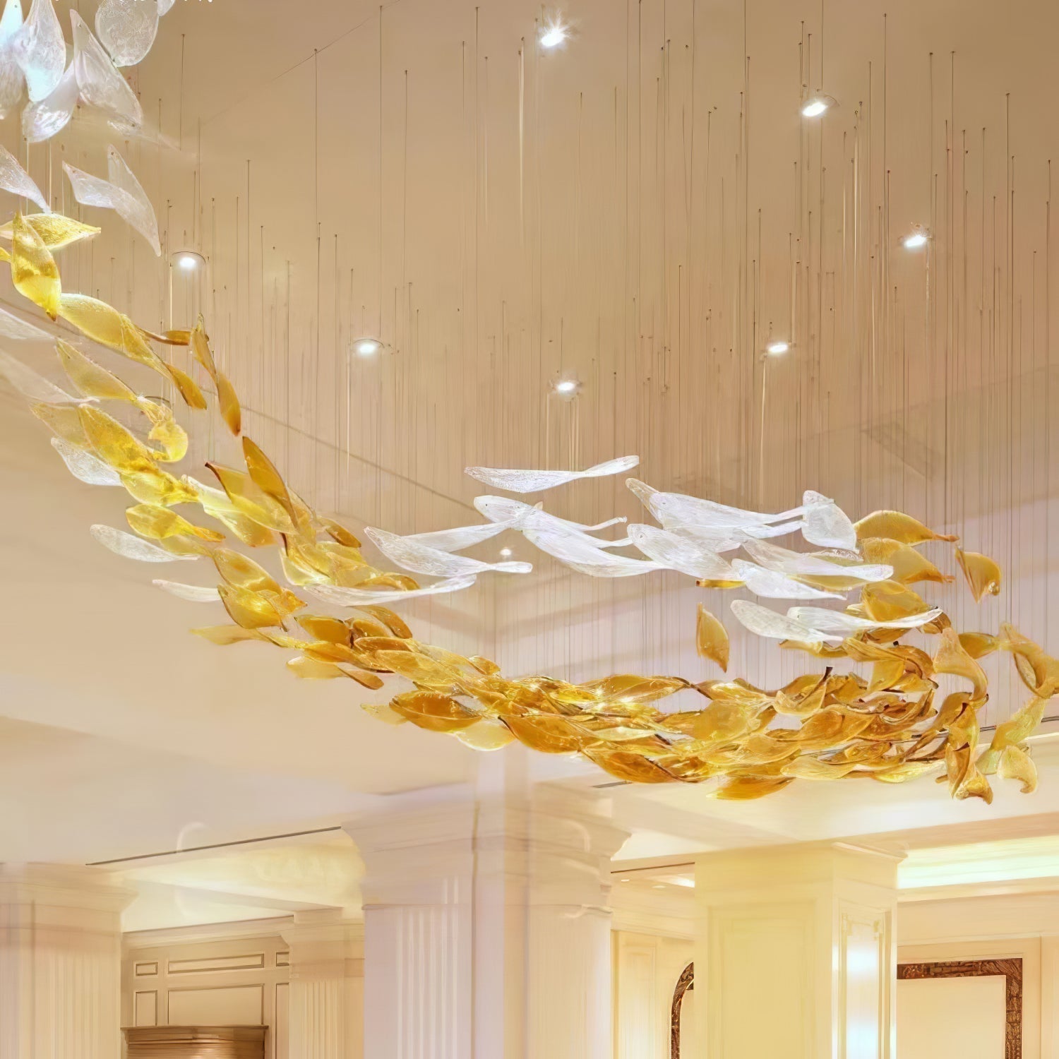 Swaying Leaves Chandelier-Vancei