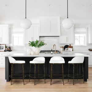 Thaddeus Bar Swivel Counter Stool-Vancei