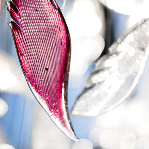 Flying Glass Feather Chandelier-Vancei