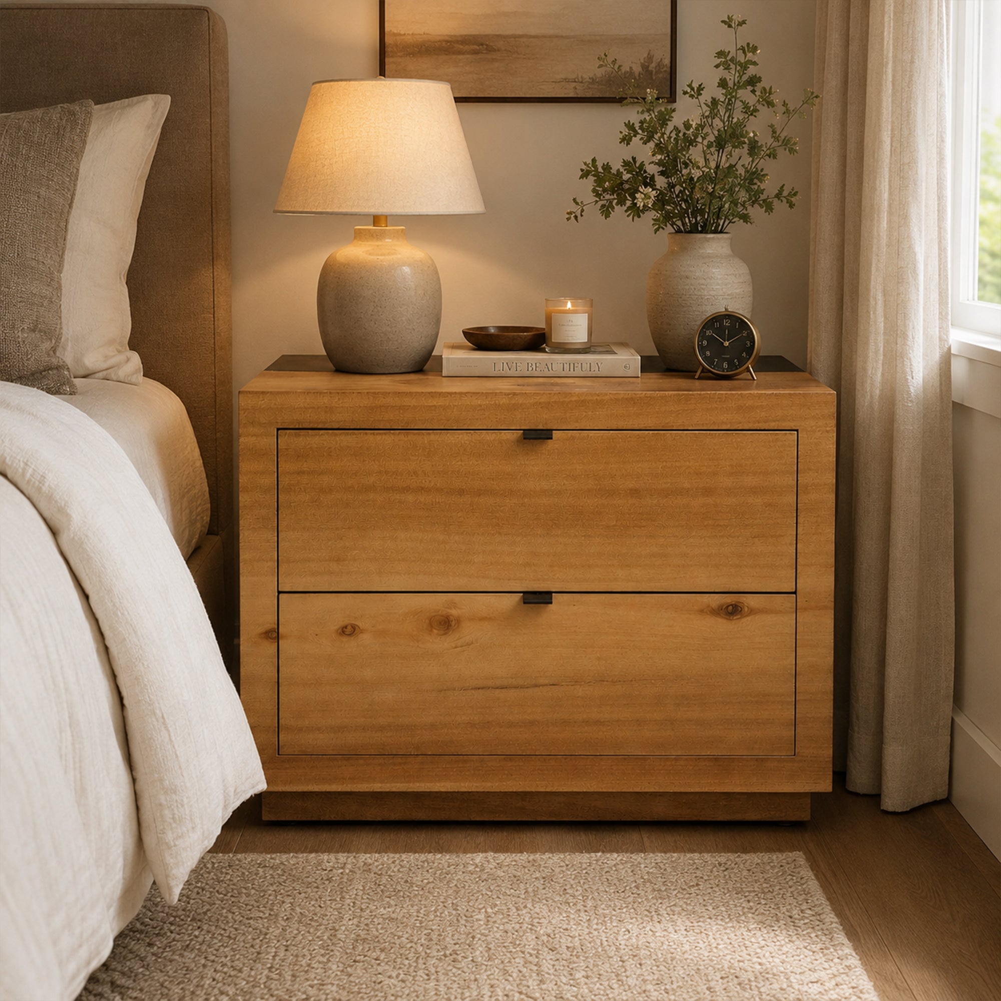 Calacius Closed Nightstand